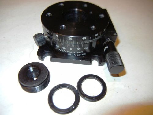 Newport 481-A  Rotation Stage With Micrometer , !/4-20 Holes