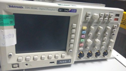 TEKTRONIX TDS3034C  OSCILLOSCOPE,2 or 4 Channels,5 GS/s sample rate,100-500MHz