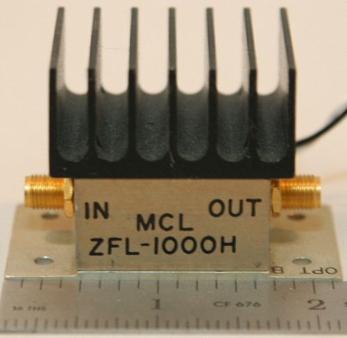 Mini-circuits zfl-1000h amplifier 10 to 1000 mhz for sale