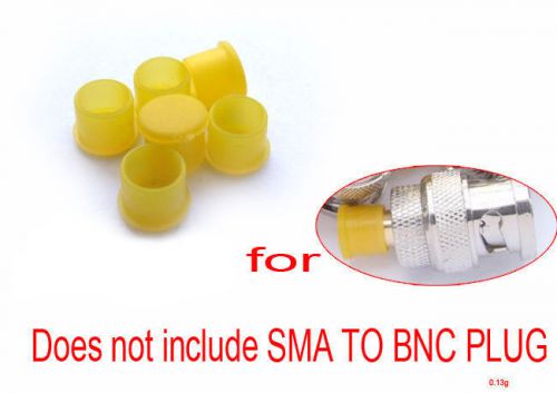 50 PCS Yellow Plastic covers Dust cap Hat for RF SMA female connector