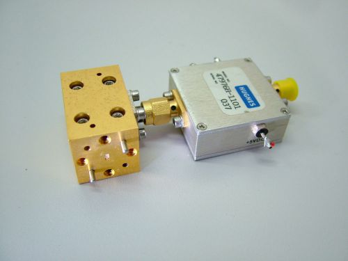 WR10 Waveguide SPST Switch  75 - 110GHz  HUGHES 47976H-1101 With Driver W Band