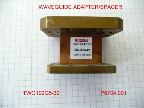 WAVEGUIDE SPACER/ADAPTER CMR137-CPR137G HARRIS 089-080442 OPT 038 1.3/4 IN.