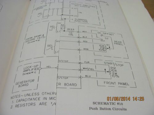 DATA ROYAL F240A: Waveform/Phaselock Generator - Instruction schems #19980
