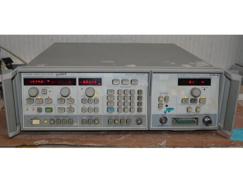 HP 8350B Sweep Oscillator &amp; 83550A RF Plug-In 8~20Ghz