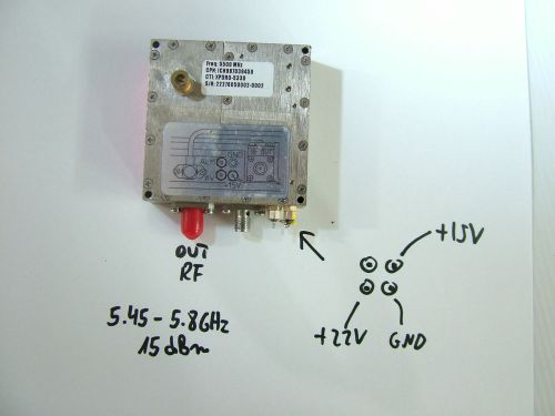 RF SIGNAL SOURCE  5.8GHz - 5.45  CTI  XPDRO-53    15dbm    Oscillator