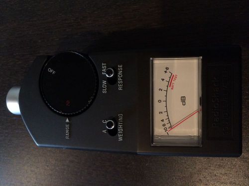 7-Range Analog Display Sound Level Meter 33-2050 by RadioShack