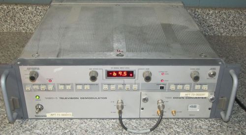 Tektronix 1450-1 Television Demodulator plus TDC Down Converter