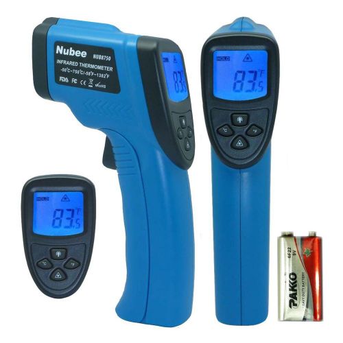 Nubee® fda approved temperature gun non-contact infrared ir thermometer range -5 for sale