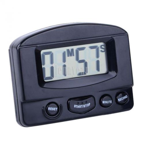 Digital electronic kitchen timer lcd display-black for sale