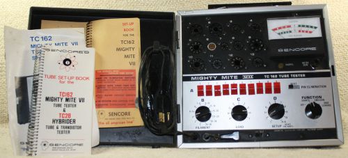 SENCORE TC162 MIGHTY MITE VII TUBE TESTER NOS WORKS ALL MANUALS