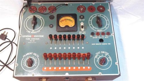 Vintage General Electric Vacuum Tube Tester Checker model TC-3A