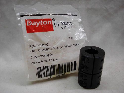 Dayton 3/8&#034; rigid steel coupling,  2&#034; long,  1-15/16&#034; od,  3zn58,  nib for sale