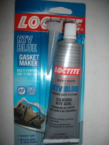 Lot of 2 - new loctite rtv blue gasket maker - 2.7 oz 80ml - free shipping!! for sale
