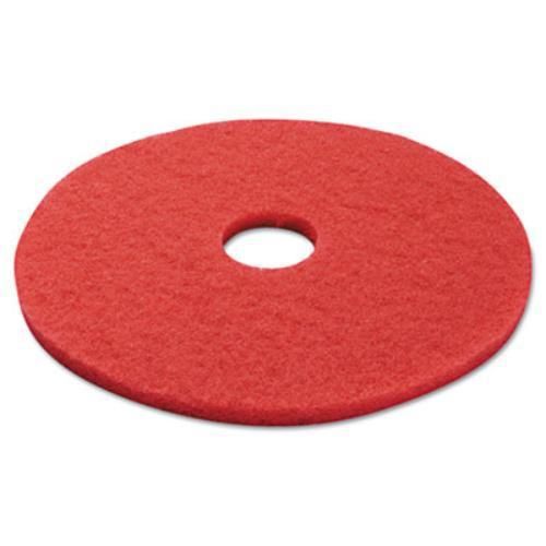 Premier 4017RED Standard 17-inch Diameter Buffing Floor Pads, Red