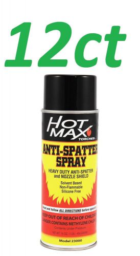Hot max 23000 16 oz. silicone free anti-spatter spray, case of 12 for sale