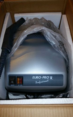 NIB Euro-Pro X SC 410 Professional Steamer with Attachments Steam Cleaner Shark