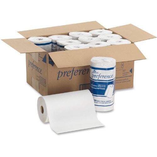 Georgia-pacific preference jumbo perforated roll towel -250 per rl-12 rolls for sale