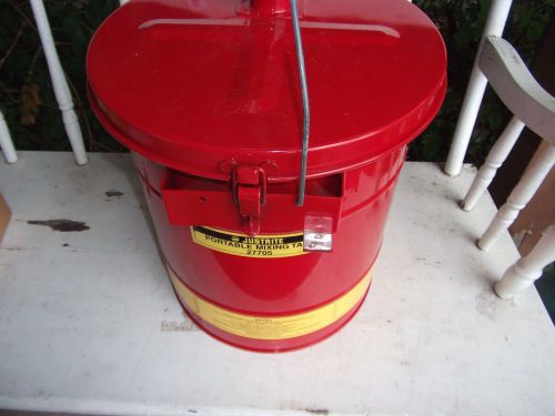 Justrite 27705 portable mixing tank, 5 gallon for sale