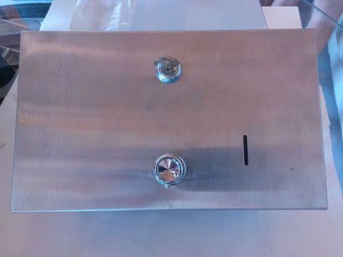 In wall mounted liquid soap dispenser Stainless Steel