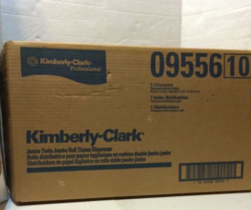 Kimberly Clark Junior Twin Jumbo Roll Tissue Dispenser 09556. New Opened Box.