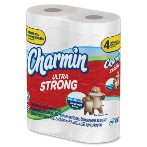 Charmin Ultra Strong Flex Some TP Muscle - 2 Ply - 82 Sheets/Roll - 4 Rolls