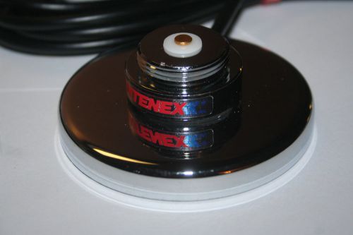 Antenex g8 magnet mount chrome base with 90 lb pull new-very nice deal!! for sale