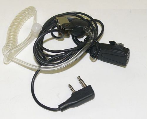 2 pins air acoustic earpiece headset for kenwood th-42 d7 tk378 kpg70d kpg60d for sale