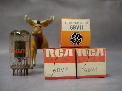 6bv11 vacuum tubes  lot of 3  ge / rca for sale