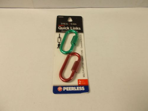 Lot of 4 packs of Quick Links Connectors. 2 per pack. Total of 8 links