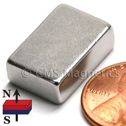 N45 Neodymium Magnets 3/4X1/2X1/4&#034; NdFeB Powerful Rare Earth Magnets 64-Count
