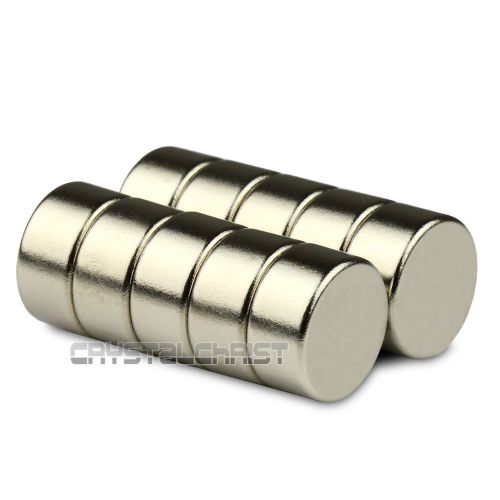 10pcs Super Strong Round Cylinder Magnet 12 x 6mm Disc Rare Earth Neodymium N50