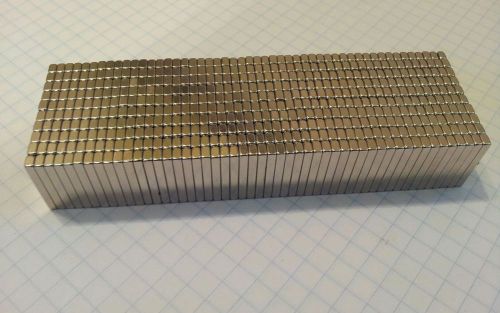 100 neodymium magnets. 3/4&#034; x 3/16&#034; x 1/8&#034; super strong rare earth magnets. n52 for sale