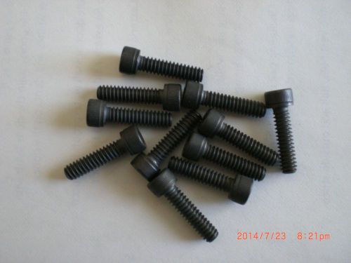 Socket head cap steel screw #10-24 x 3/4&#034;.qty 25.black oxide. new without box. for sale