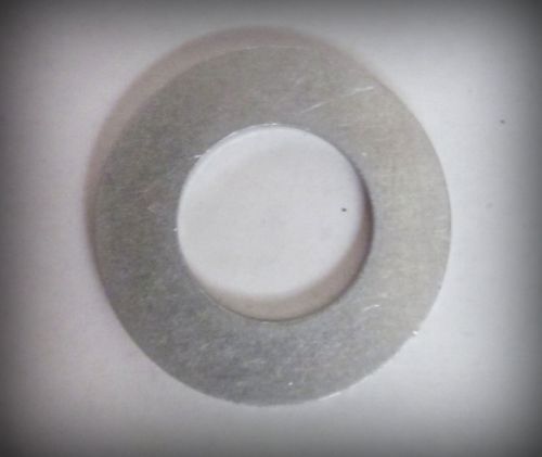 11 pieces 9/16&#034; id x .066&#034; thk flat washers - aluminum for sale