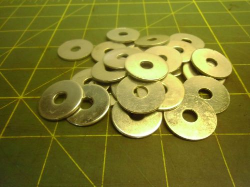 1/4 x 1.000 fender washer zinc finish 1/16 thick (qty 28) # j54677 for sale
