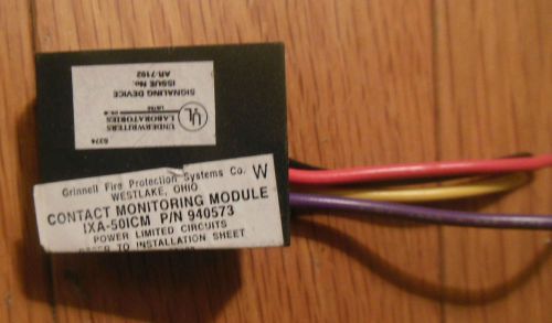 GRINNELL 19700293 940573 CONTACT MONITORING MODULE SAFETY SECURITY D449996