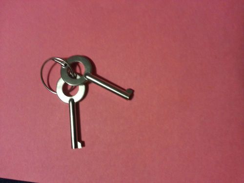 TWO Universal Handcuff Keys Fit Smith &amp; Wesson Peerless and More