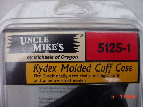 UNCLE MIKE&#039;S Kydex Molded Cuff Case - 5125-1 - Black - BRAND NEW