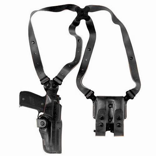 Galco vhs248b black right hand vertical shoulder holster browning bda .45 for sale