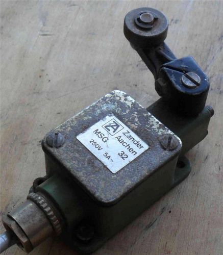 Zander aachen  msg-32  limit switch  250v  5a~  #17  *** us seller *** for sale