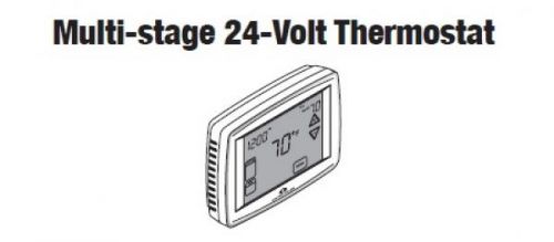 Multi-stage 24-Volt Thermostat