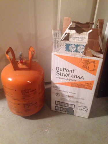 DuPont SUVA 404A Disposable Can Refrigerant NEW!  Sealed 24 lb Canister