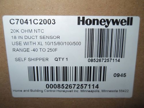 (rr14-5) 1 nib honeywell c7041c2003 18&#034; duct sensor for sale