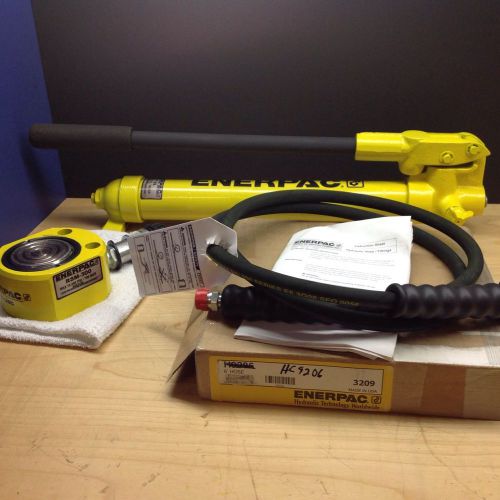 Enerpac rsm-300 hydraulic cylinder 30 ton  1/2 stroke set p39 pump hc9206 6&#039;hose for sale