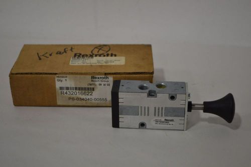 NEW REXROTH R432016622 KNOB OPERATED 1/4IN NPT PNEUMATIC VALVE MANIFOLD D321367