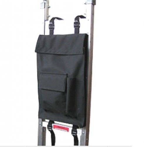 Black canvas hand truck accessory bag - cap 10 lb with flap 12&#034; x 18&#034; x 2&#034; for sale