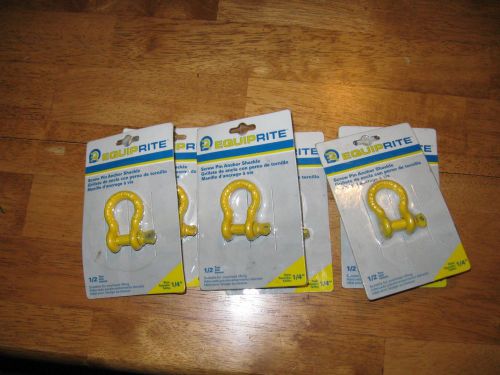 6 clevis shackle lot brand new1/4&#039;&#039; 1/2 ton