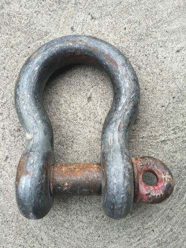Crosby 17 ton 1 1/2&#034; screw pin clevis shackle for sale