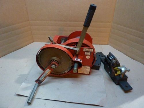 Thern spur gear hand winch 452 #33852 for sale