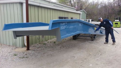Yard ramp industrial mobile loading dock 16000 lb cap 36&#039;x7&#039; heavy duty new for sale